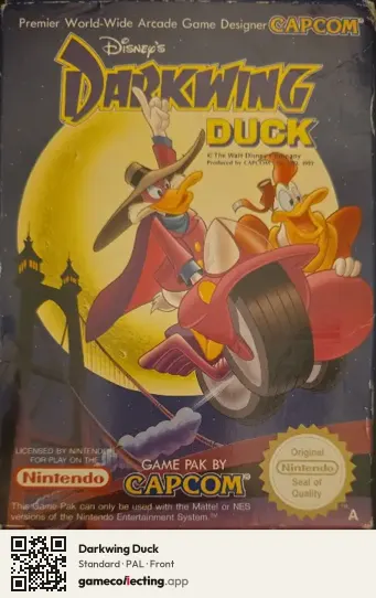 Darkwing Duck Nintendo Entertainment System, PAL box front