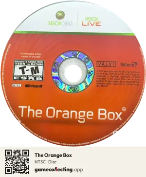 The Orange Box Xbox 360, NTSC disc