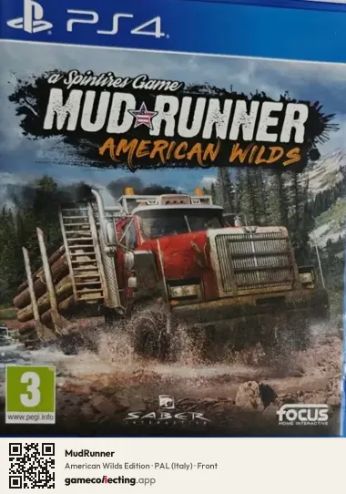 MudRunner PlayStation 4, Italy box front