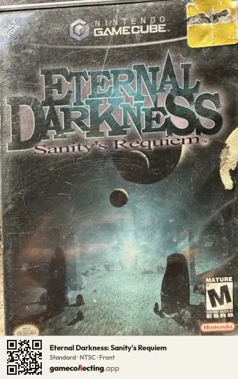 Eternal Darkness: Sanity's Requiem Nintendo GameCube, NTSC box front