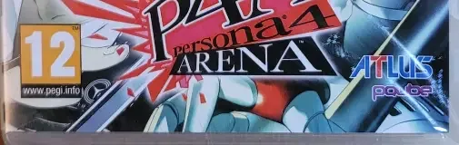 Persona 4 Arena, the PEGI square on its front