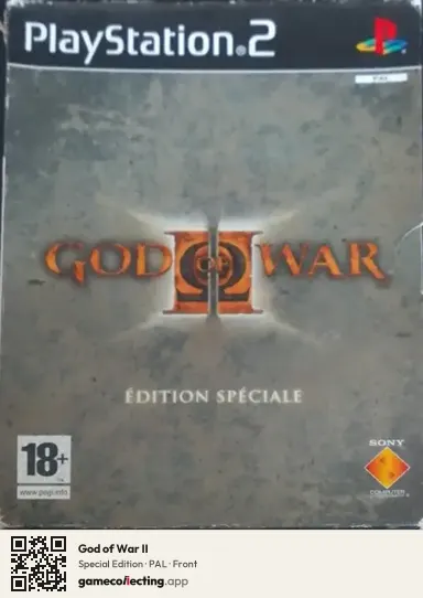 God of War II PlayStation 2, PAL box front