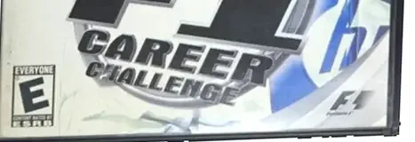 F1 Career Challenge, the ESRB box on its front