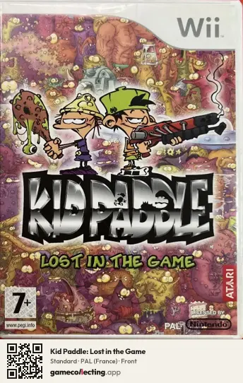 Kid Paddle: Lost in the Game Nintendo Wii, France box front
