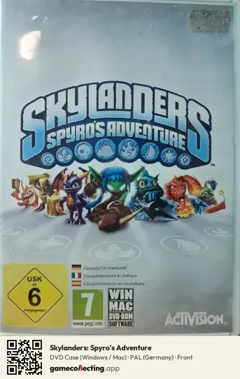 Skylanders: Spyro's Adventure Computer, Germany box front