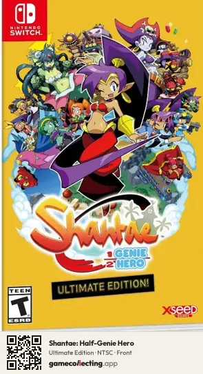 Shantae: Half-Genie Hero Nintendo Switch, NTSC box front