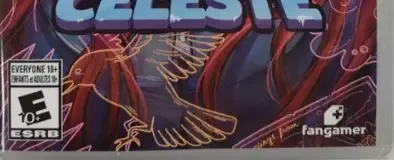 Celeste, the ESRB box on its front