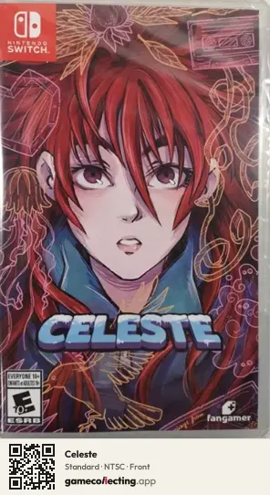 Celeste Nintendo Switch, NTSC box front