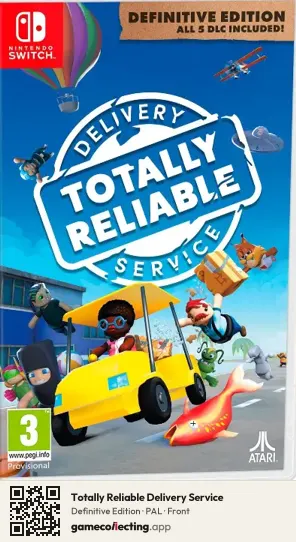Totally Reliable Delivery Service Nintendo Switch, PAL box front