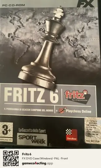 Fritz 6 Computer, PAL box front