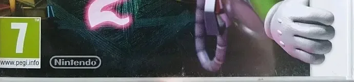 Luigi's Mansion 2, the PEGI square on its front