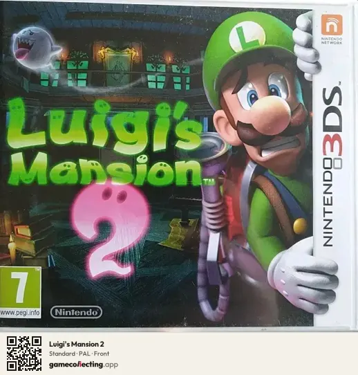 Luigi's Mansion 2 Nintendo 3DS, PAL box front