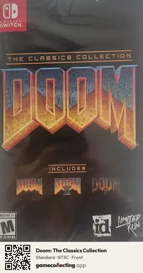 Doom: The Classics Collection Nintendo Switch, NTSC box front