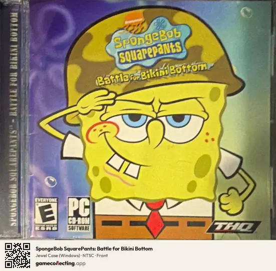 SpongeBob SquarePants: Battle for Bikini Bottom Computer, NTSC box front