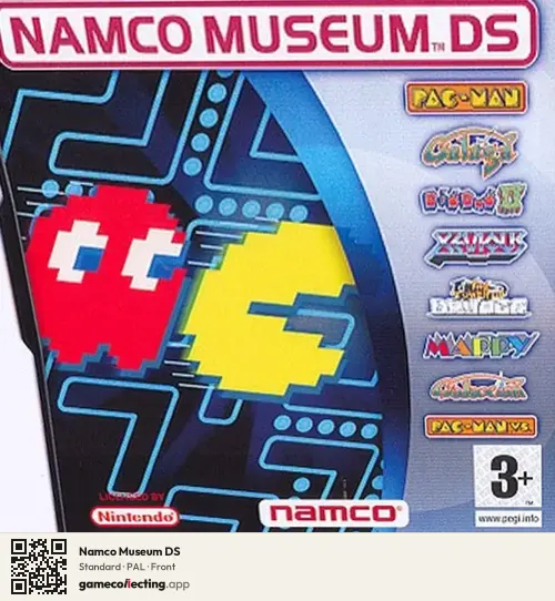 Namco Museum DS Nintendo DS, PAL box front