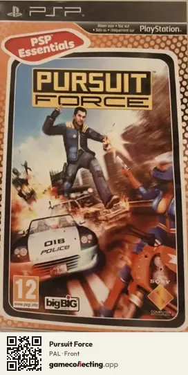 Pursuit Force PlayStation Portable, PAL box front