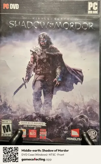 Middle-earth: Shadow of Mordor Computer, NTSC box front