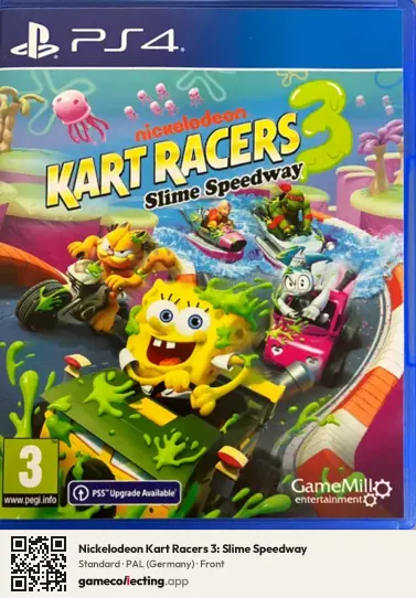 Nickelodeon Kart Racers 3: Slime Speedway PlayStation 4, Germany box front