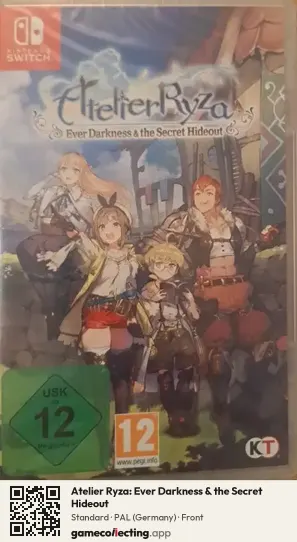 Atelier Ryza: Ever Darkness & the Secret Hideout Nintendo Switch, Germany box front