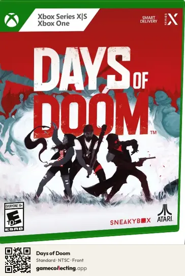 Days of Doom Xbox Series X, NTSC box front