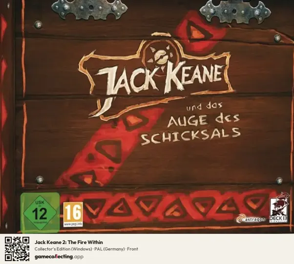 Jack Keane 2: The Fire Within Computer, Germany box front