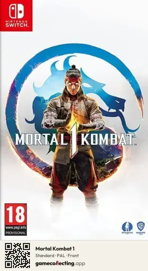 Mortal Kombat 1 Nintendo Switch, PAL box front