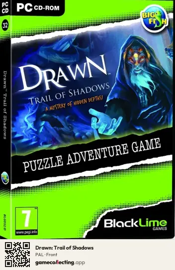 Drawn: Trail of Shadows Computer, PAL box front