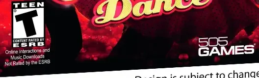 Grease Dance, the ESRB box on its front