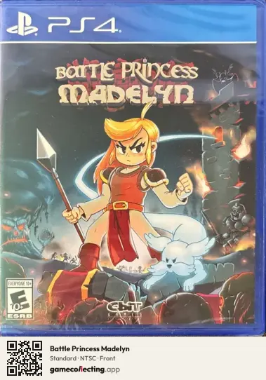 Battle Princess Madelyn PlayStation 4, NTSC box front