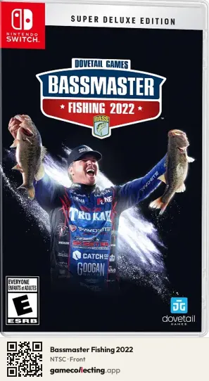 Bassmaster Fishing 2022 Nintendo Switch, NTSC box front