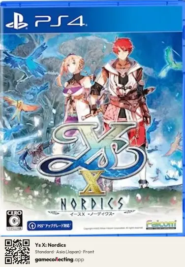 Ys X: Nordics PlayStation 4, Asia box front
