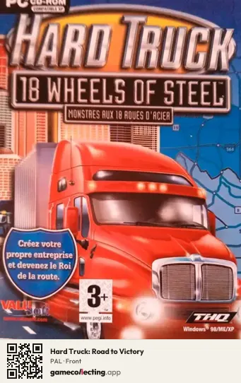 Hard Truck: Road to Victory Computer, PAL box front