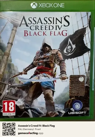 Assassin's Creed IV: Black Flag Xbox One, Germany box front