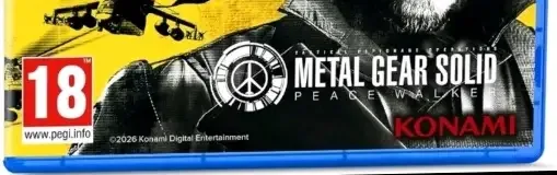 Metal Gear Solid: Master Collection Vol. 2, the PEGI square on its front