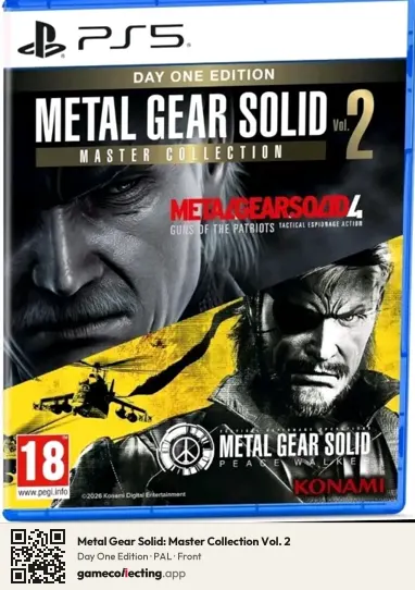 Metal Gear Solid: Master Collection Vol. 2 PlayStation 5, PAL box front