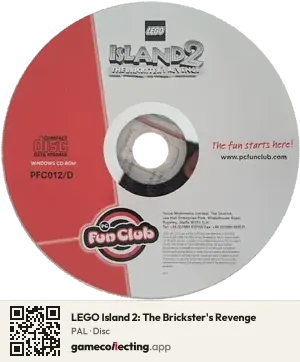 LEGO Island 2: The Brickster's Revenge Computer, PAL disc