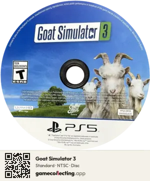 Goat Simulator 3 PlayStation 5, NTSC disc