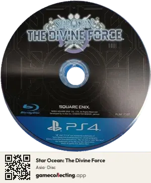 Star Ocean: The Divine Force PlayStation 4, Asia disc