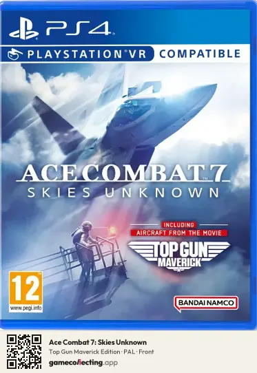 Ace Combat 7: Skies Unknown PlayStation 4, PAL box front