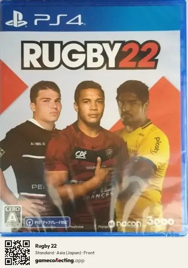 Rugby 22 PlayStation 4, Asia box front