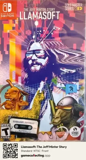 Llamasoft: The Jeff Minter Story Nintendo Switch, NTSC box front