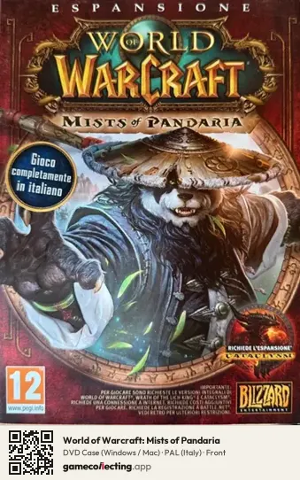 World of Warcraft: Mists of Pandaria Computer, Italy box front
