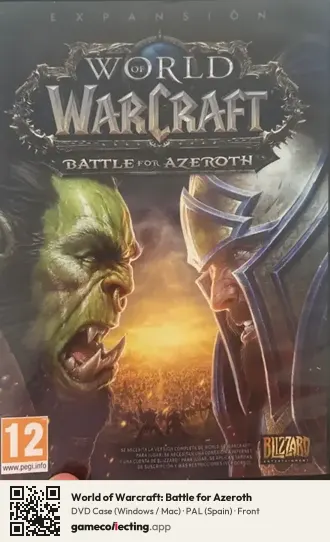 World of Warcraft: Battle for Azeroth Computer, Spain box front