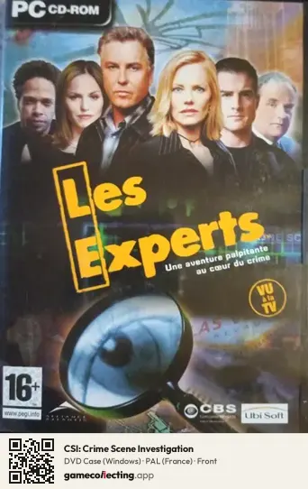 CSI: Crime Scene Investigation Computer, France box front
