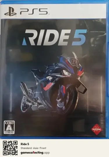 Ride 5 PlayStation 5, Asia box front