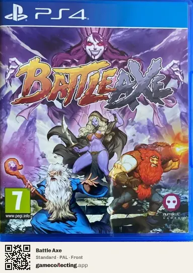 Battle Axe PlayStation 4, PAL box front