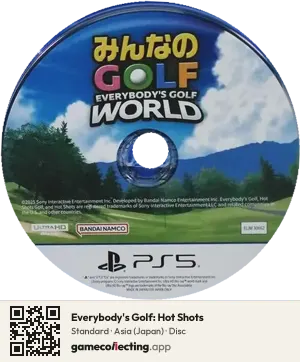 Everybody's Golf: Hot Shots PlayStation 5, Asia disc