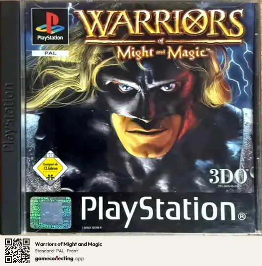Warriors of Might and Magic PlayStation, PAL box front