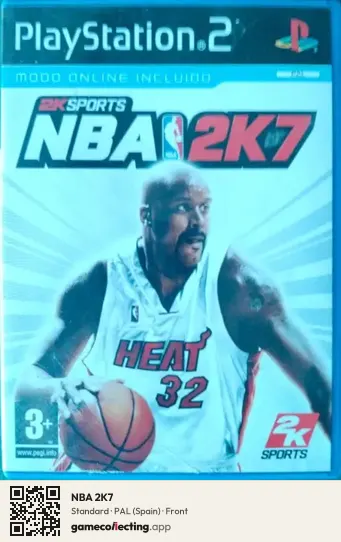 NBA 2K7 PlayStation 2, Spain box front