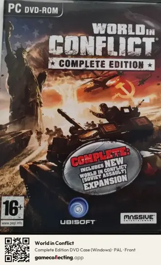 World in Conflict Computer, PAL box front